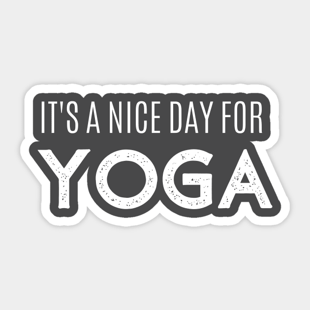 A good day for yoga exercise always namaste zen spiritual workout Sticker by From Mars